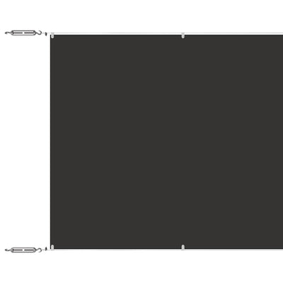 Vidaxl luifel verticaal 180x1200 cm oxford stof antracietkleurig