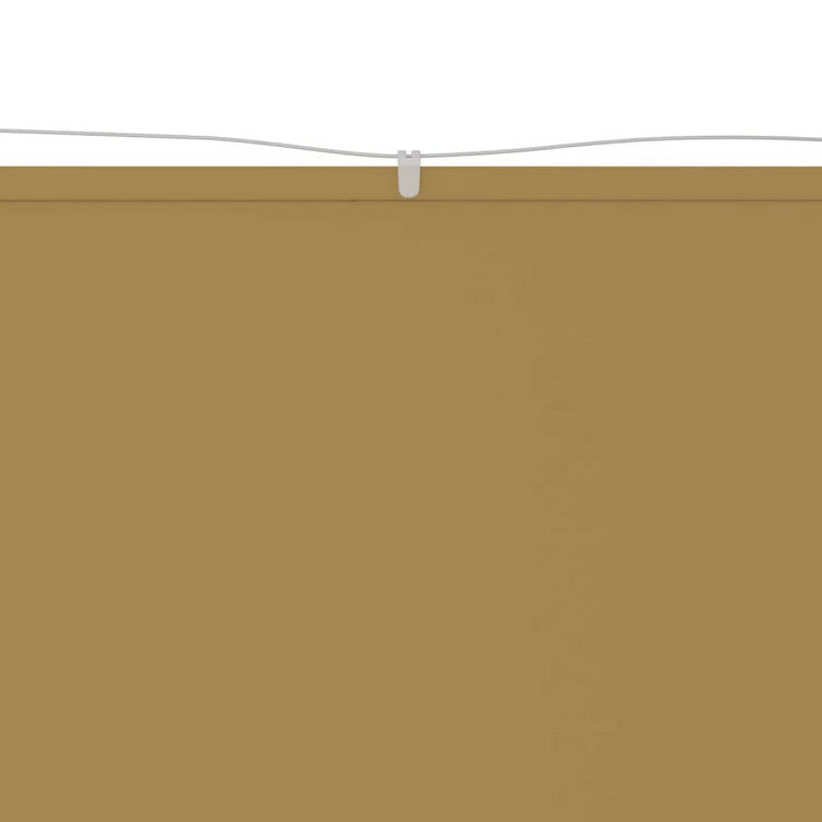 Vidaxl luifel verticaal 60x420 cm oxford stof beige