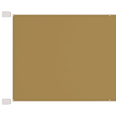 Vidaxl luifel verticaal 60x600 cm oxford stof beige