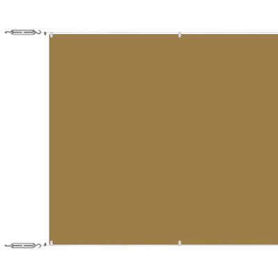 Vidaxl luifel verticaal 60x1200 cm oxford stof beige