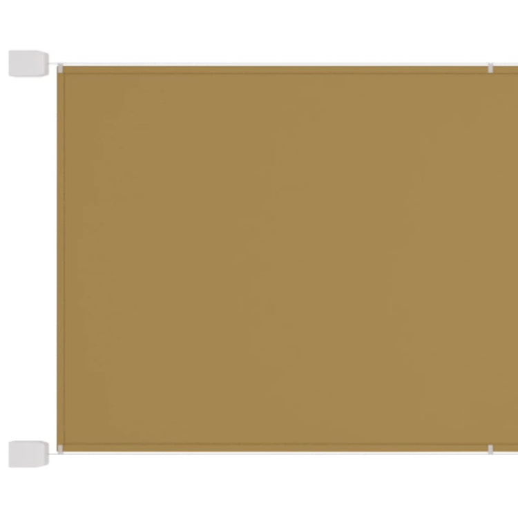 Vidaxl luifel verticaal 100x270 cm oxford stof beige
