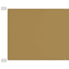 Vidaxl luifel verticaal 140x360 cm oxford stof beige