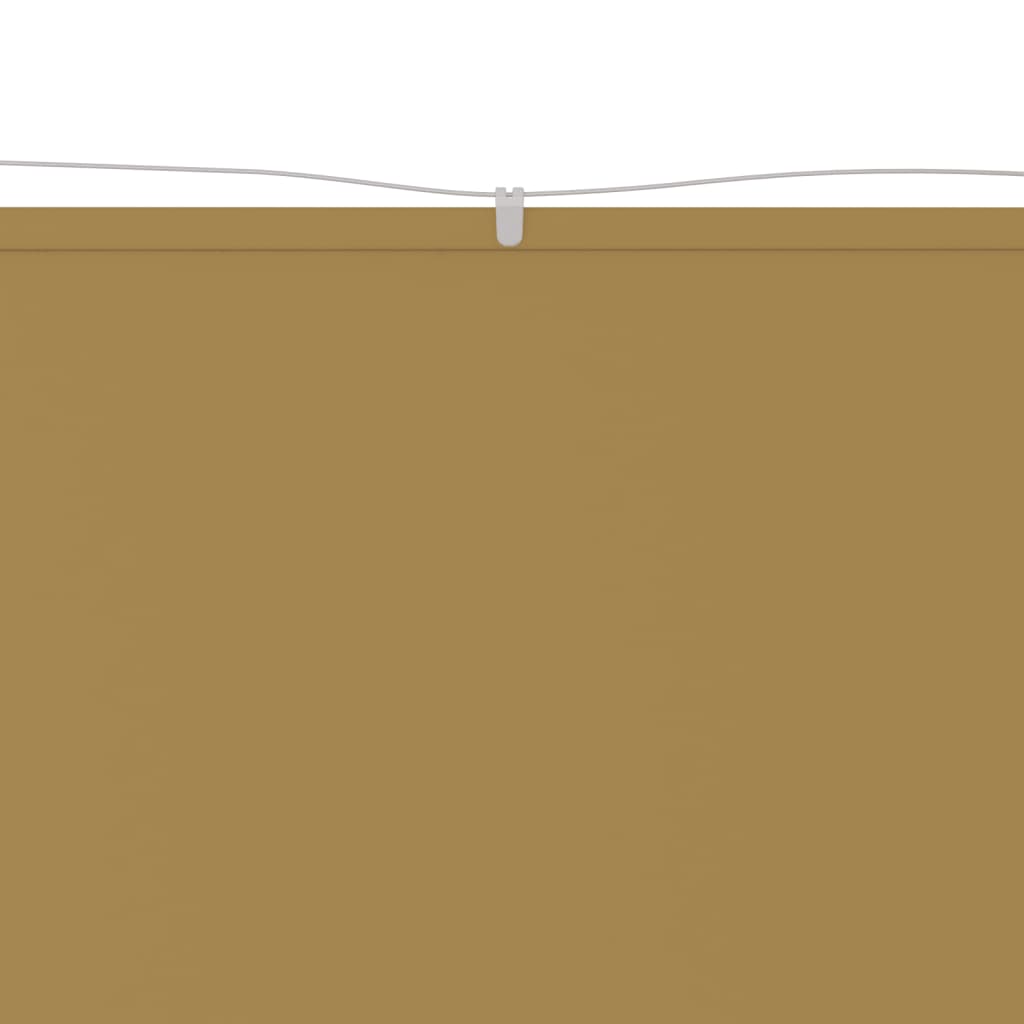Vidaxl luifel verticaal 140x360 cm oxford stof beige