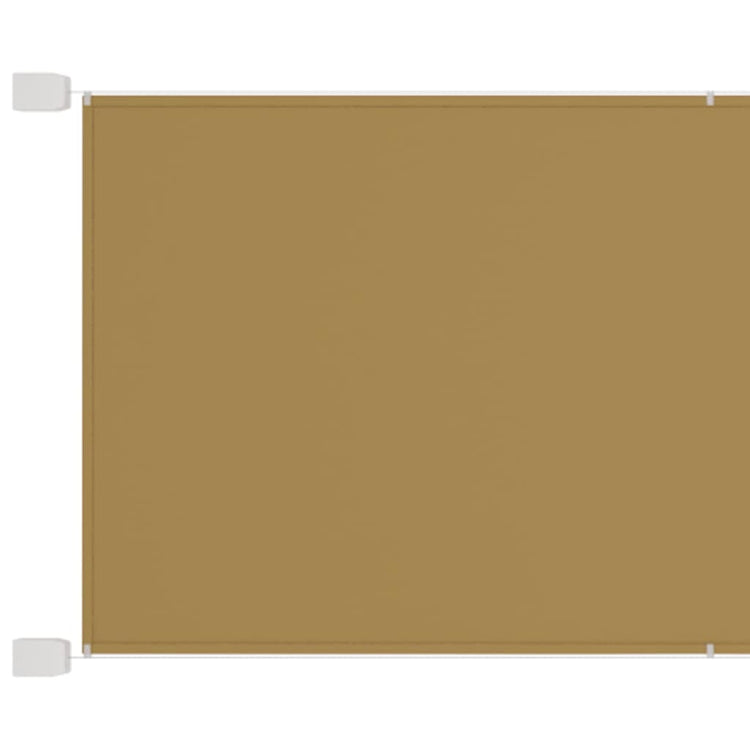 Vidaxl luifel verticaal 140x420 cm oxford stof beige