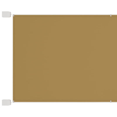 Vidaxl luifel verticaal 140x420 cm oxford stof beige