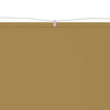 Vidaxl luifel verticaal 140x600 cm oxford stof beige