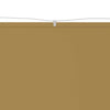 Vidaxl luifel verticaal 140x800 cm oxford stof beige