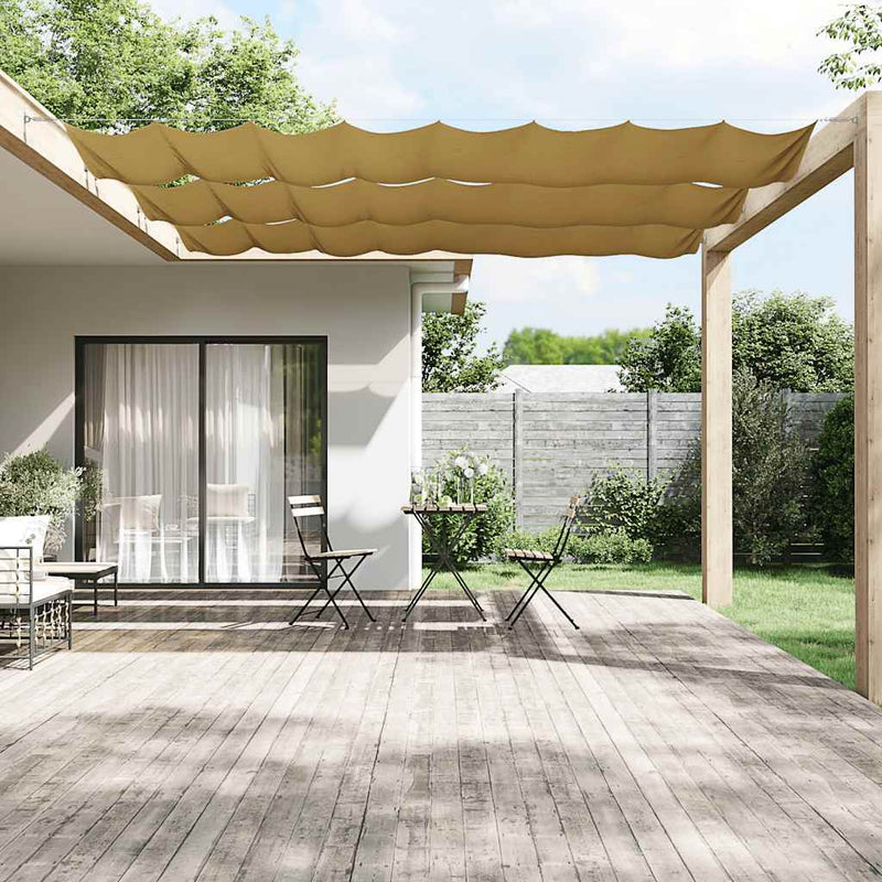 Vidaxl luifel verticaal 140x1000 cm oxford stof beige