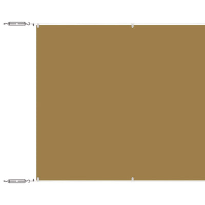 Vidaxl luifel verticaal 140x1200 cm oxford stof beige