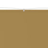 Vidaxl luifel verticaal 180x600 cm oxford stof beige