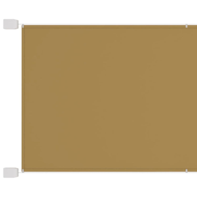 Vidaxl luifel verticaal 180x1200 cm oxford stof beige