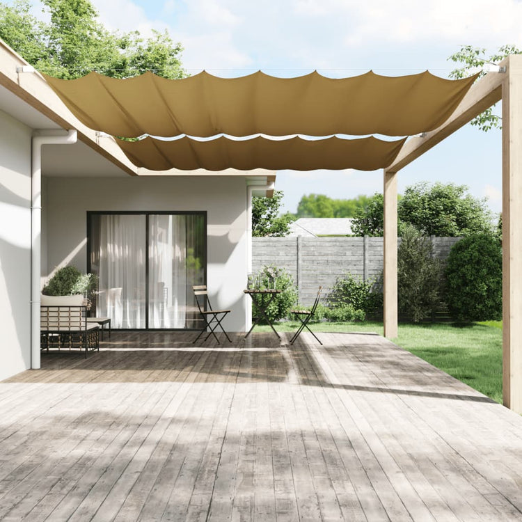Vidaxl luifel verticaal 300x360 cm oxford stof beige