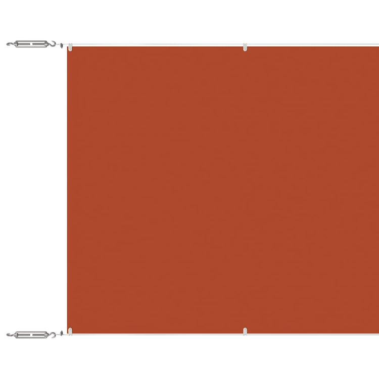 Vidaxl luifel verticaal 60x800 cm oxford stof terracottakleurig