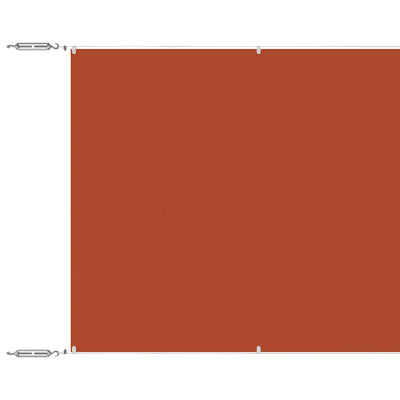 Vidaxl luifel verticaal 60x1000 cm oxford stof terracottakleurig