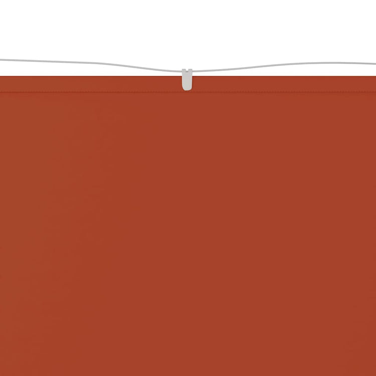 Vidaxl luifel verticaal 60x1200 cm oxford stof terracottakleurig