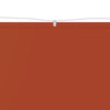 Vidaxl luifel verticaal 100x420 cm oxford stof terracottakleurig