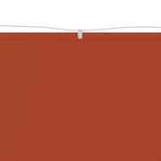 Vidaxl luifel verticaal 100x420 cm oxford stof terracottakleurig - afbeelding 3