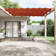 Vidaxl luifel verticaal 100x800 cm oxford stof terracottakleurig - afbeelding 1