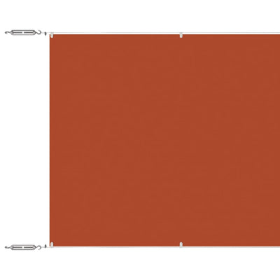Vidaxl luifel verticaal 100x1200 cm oxford stof terracottakleurig