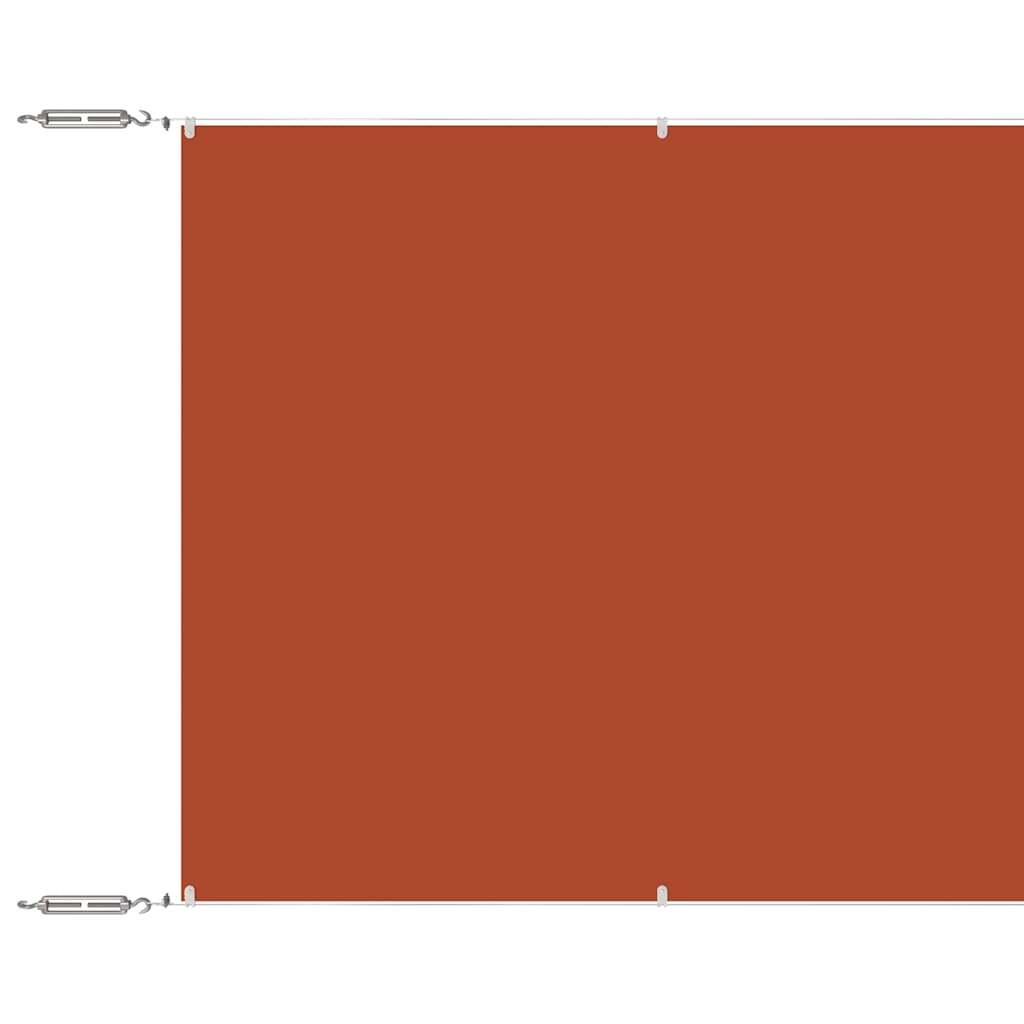 Vidaxl luifel verticaal 140x600 cm oxford stof terracottakleurig