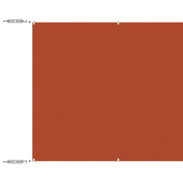 Vidaxl luifel verticaal 140x600 cm oxford stof terracottakleurig