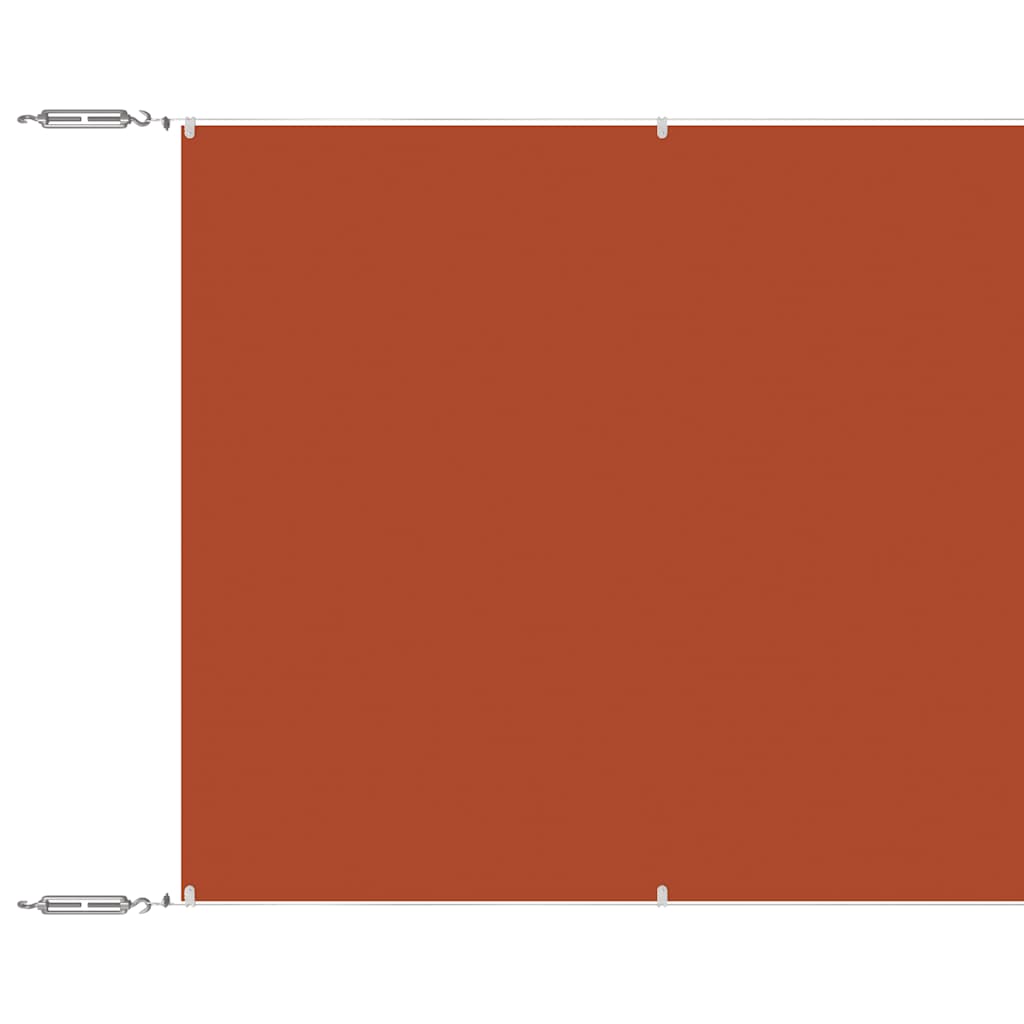 Vidaxl luifel verticaal 140x600 cm oxford stof terracottakleurig