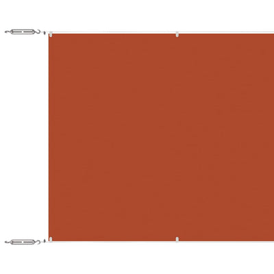 Vidaxl luifel verticaal 140x800 cm oxford stof terracottakleurig