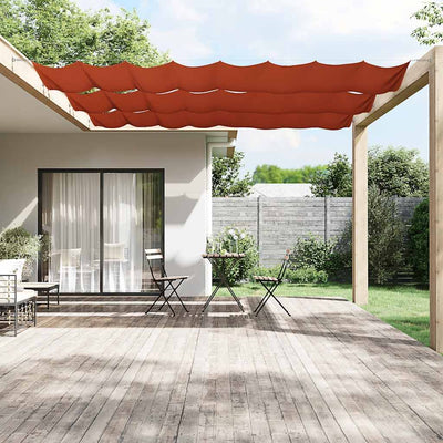 Vidaxl luifel verticaal 140x800 cm oxford stof terracottakleurig