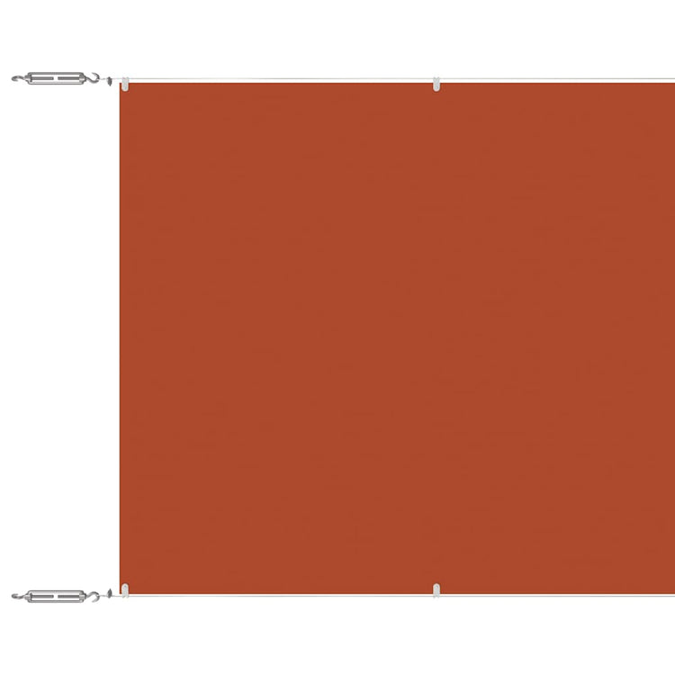 Vidaxl luifel verticaal 180x800 cm oxford stof terracottakleurig