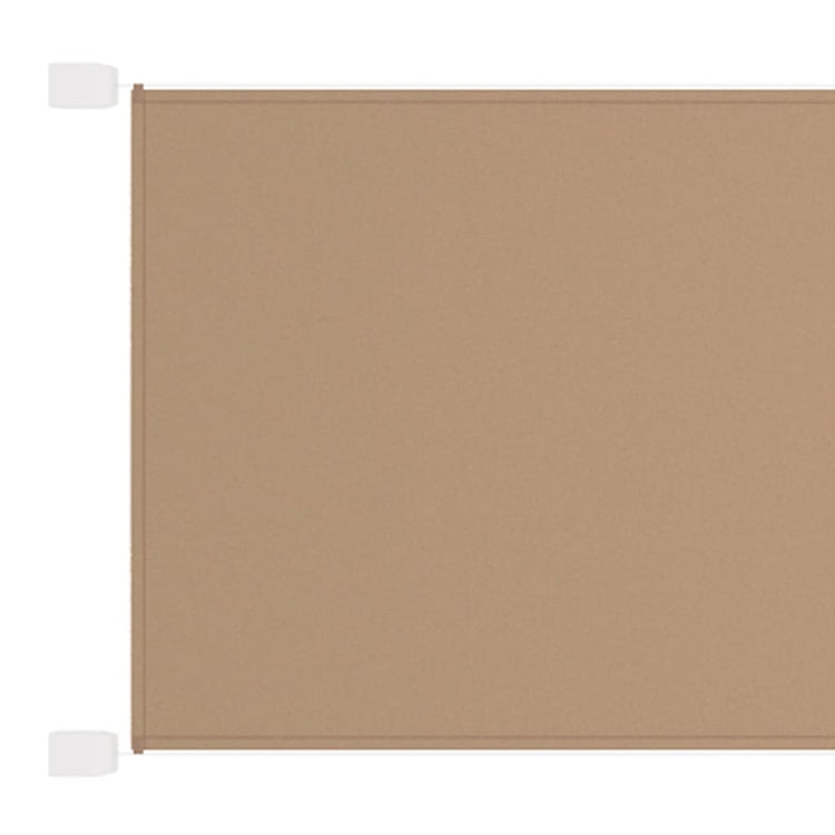 Vidaxl luifel verticaal 60x360 cm oxford stof taupe