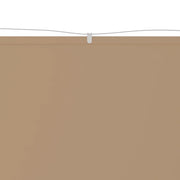 Vidaxl luifel verticaal 60x360 cm oxford stof taupe - afbeelding 3