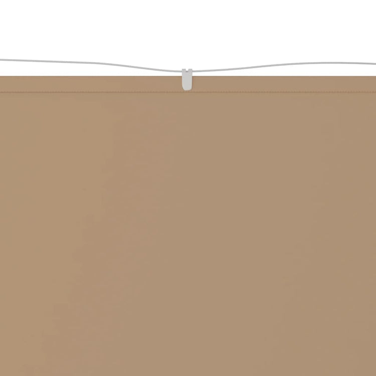 Vidaxl luifel verticaal 60x360 cm oxford stof taupe