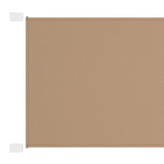 Vidaxl luifel verticaal 60x420 cm oxford stof taupe - afbeelding 2