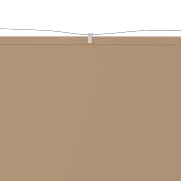 Vidaxl luifel verticaal 60x600 cm oxford stof taupe