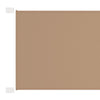 Vidaxl luifel verticaal 60x800 cm oxford stof taupe