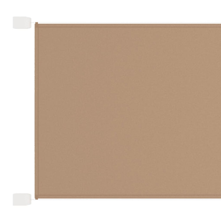 Vidaxl luifel verticaal 60x800 cm oxford stof taupe