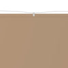 Vidaxl luifel verticaal 60x800 cm oxford stof taupe