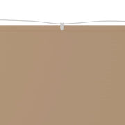 Vidaxl luifel verticaal 100x360 cm oxford stof taupe - afbeelding 3