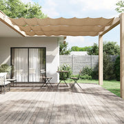 Vidaxl luifel verticaal 100x360 cm oxford stof taupe - afbeelding 1