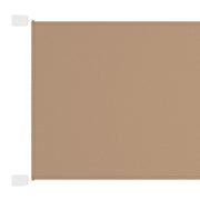Vidaxl luifel verticaal 100x420 cm oxford stof taupe - afbeelding 2