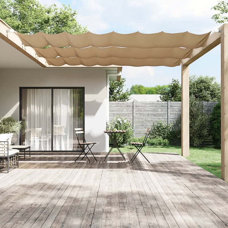 Vidaxl luifel verticaal 100x800 cm oxford stof taupe