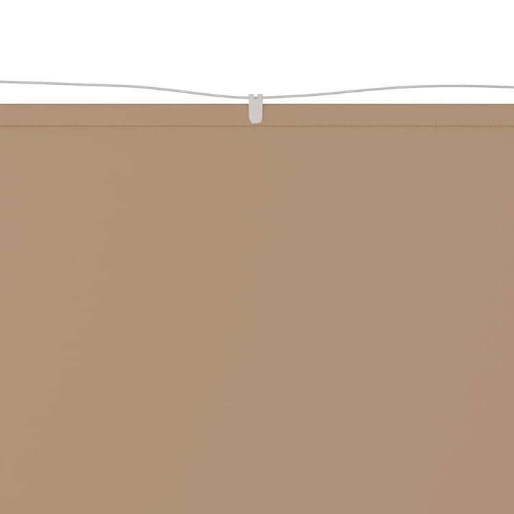 Vidaxl luifel verticaal 100x100 cm oxford stof taupe