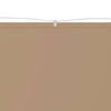 Vidaxl luifel verticaal 100x100 cm oxford stof taupe