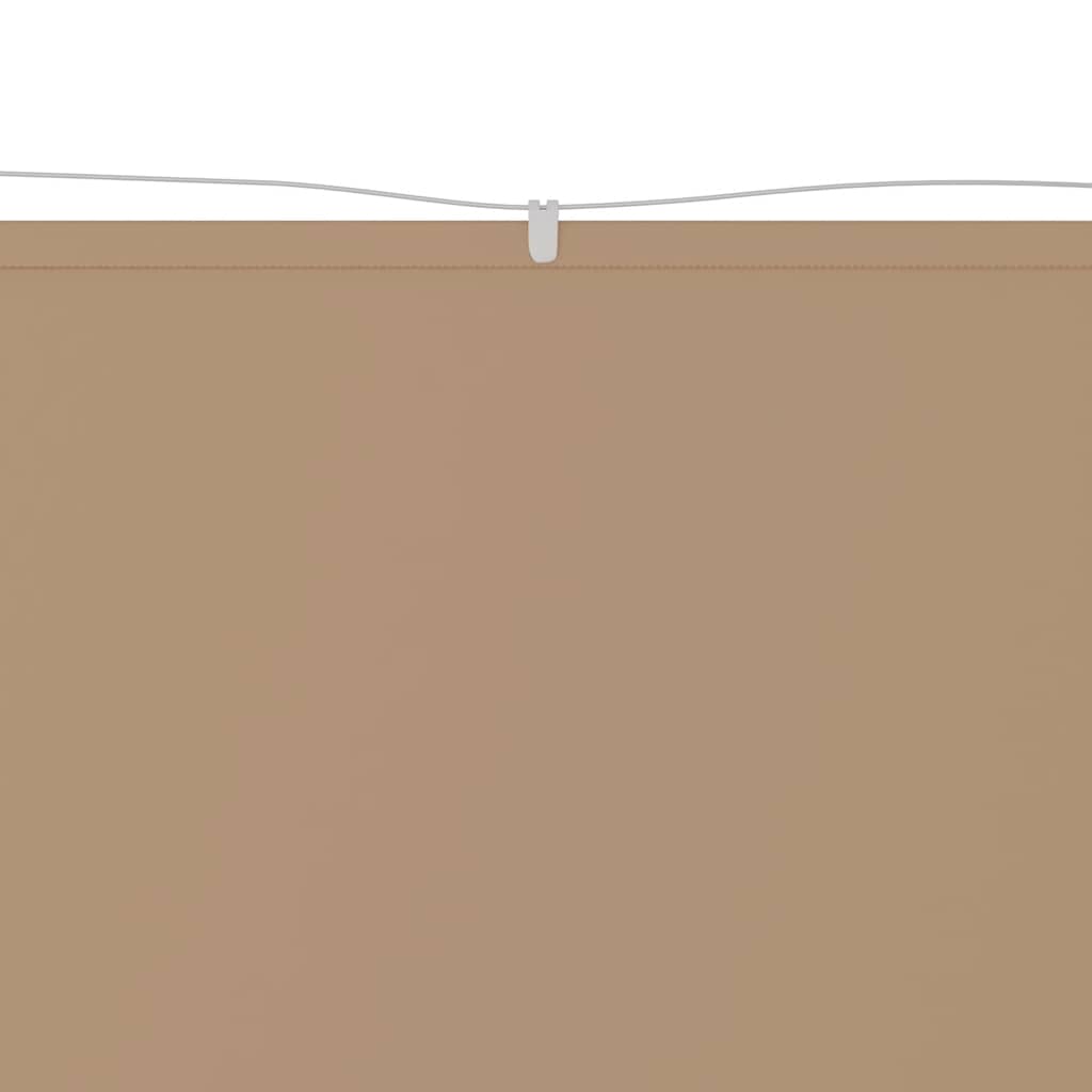 Vidaxl luifel verticaal 100x100 cm oxford stof taupe