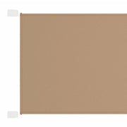 Vidaxl luifel verticaal 140x360 cm oxford stof taupe - afbeelding 2