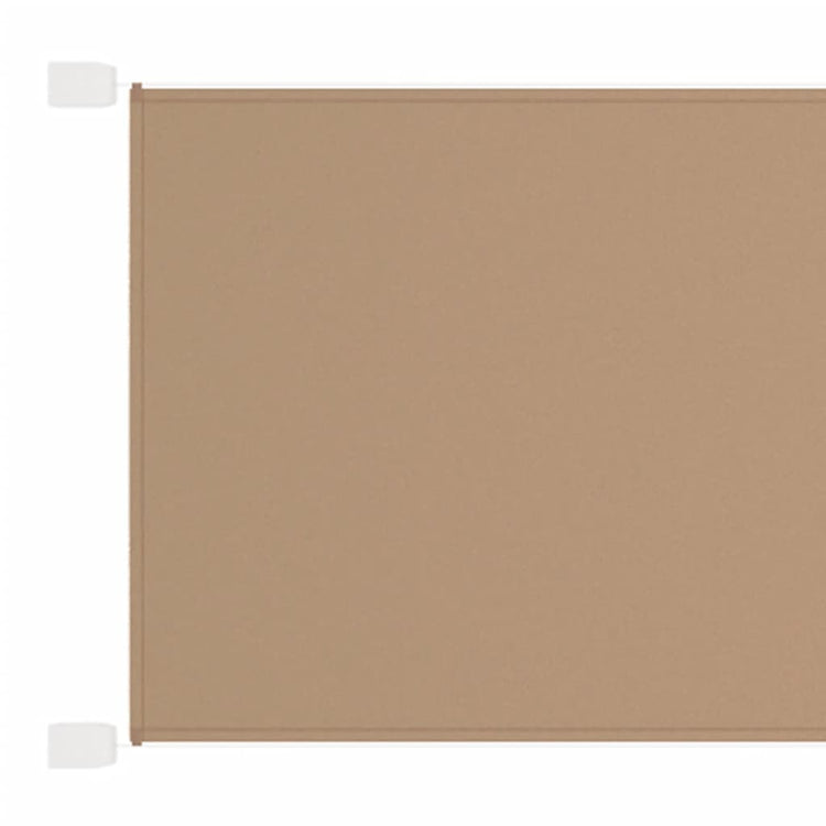 Vidaxl luifel verticaal 140x360 cm oxford stof taupe