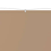 Vidaxl luifel verticaal 140x420 cm oxford stof taupe - afbeelding 3