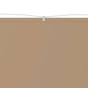 Vidaxl luifel verticaal 140x800 cm oxford stof taupe - afbeelding 3