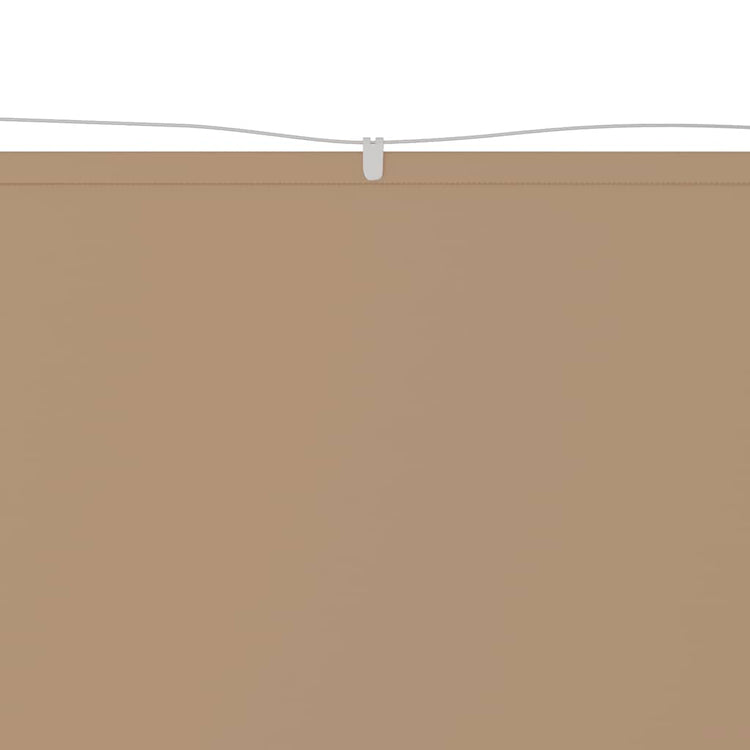 Vidaxl luifel verticaal 140x800 cm oxford stof taupe