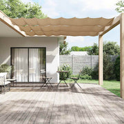 Vidaxl luifel verticaal 140x800 cm oxford stof taupe - afbeelding 1